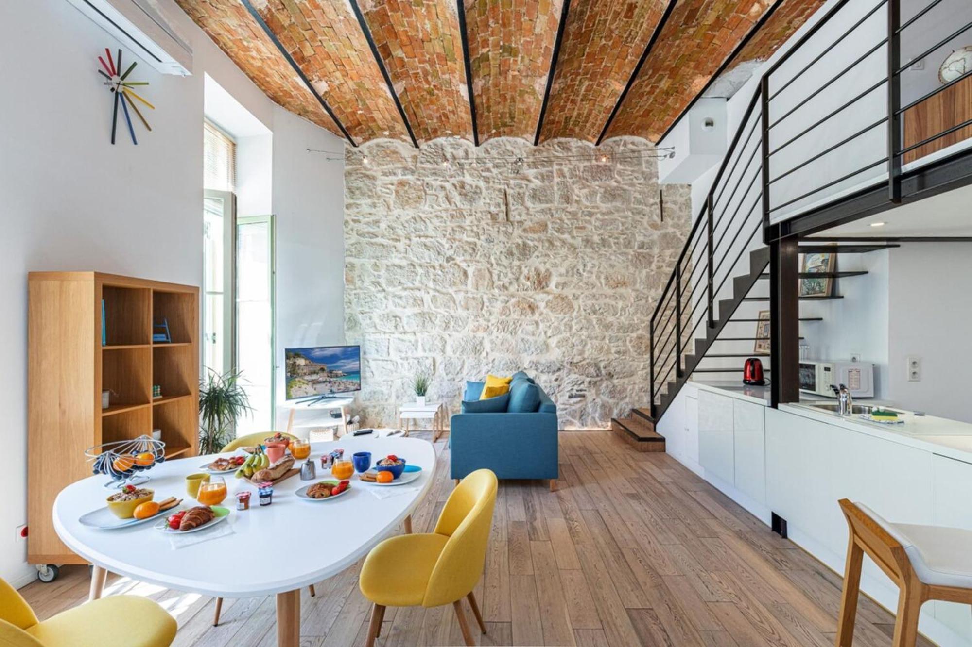 Gubernatis - Beautiful Duplex With Terrace Apartment Nice Bagian luar foto